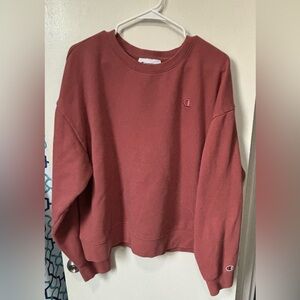 Champion Women’s Dusty Rose Crewneck Sweatshirt - Women XXL